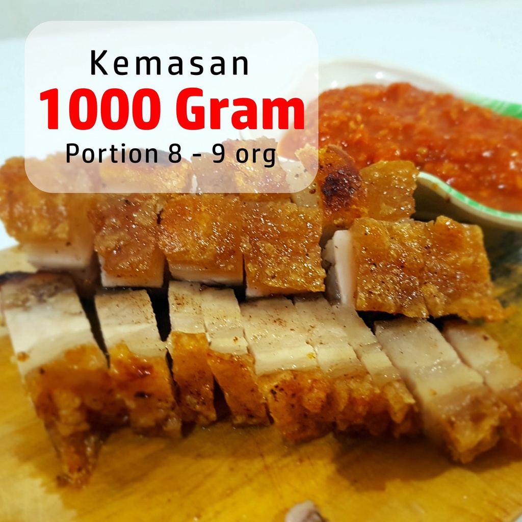 

Nyamnyam Kitchen - Babi Panggang Asin, Sambal Tauco (Kemasan 1 KG)