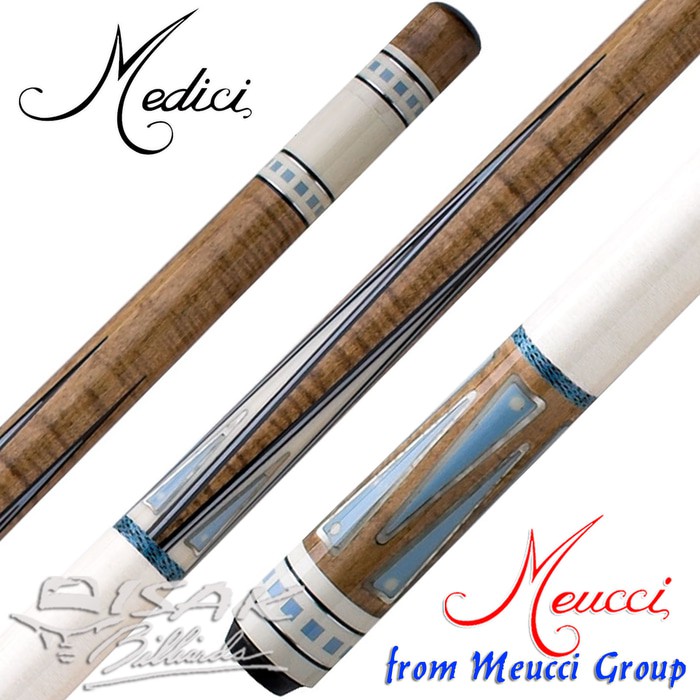 Medici-5 Pool Cue - by Meucci USA - Stik Biliar Maple Billiard Stick