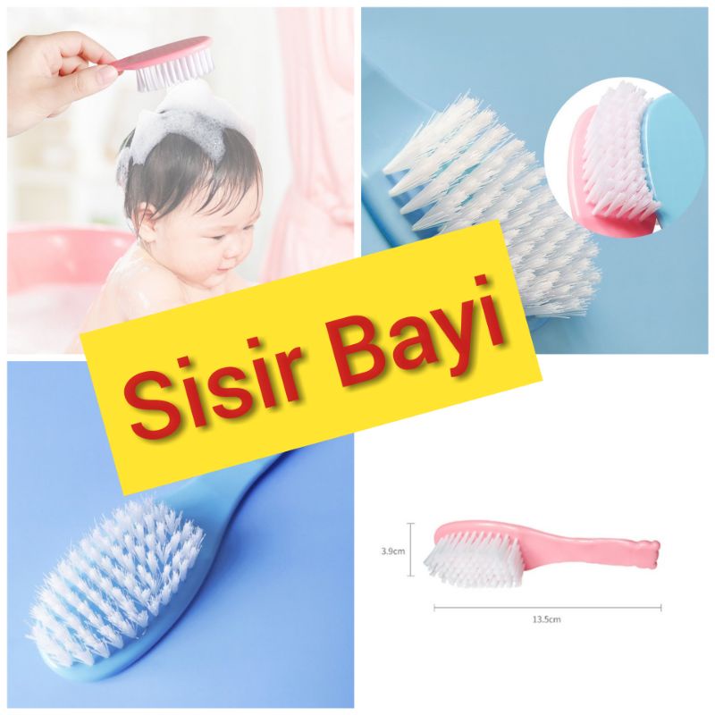 Sisir Bayi Lembut/Sisir Bayi Mandi/Sisir Bayi Bentuk Sikat Lembut Murah/Sisir Bayi MurahSisir Bayi Lembut/Sisir Bayi Mandi/Sisir Bayi Bentuk Sikat Lembut Murah/Sisir Bayi Murah