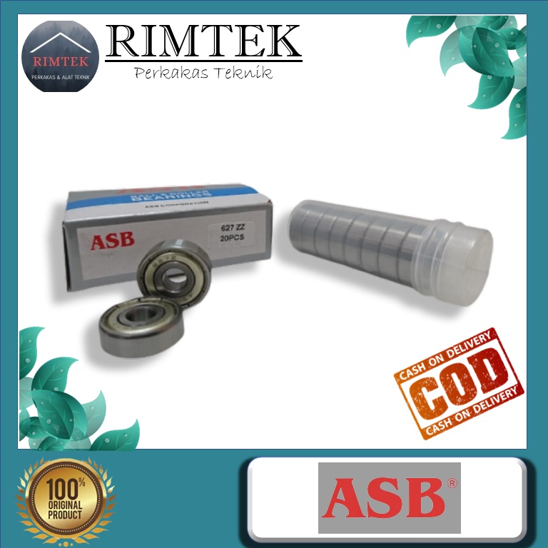 BEARING 627 ZZ ASB / LAHER / LAKER 627 ZZ ASB