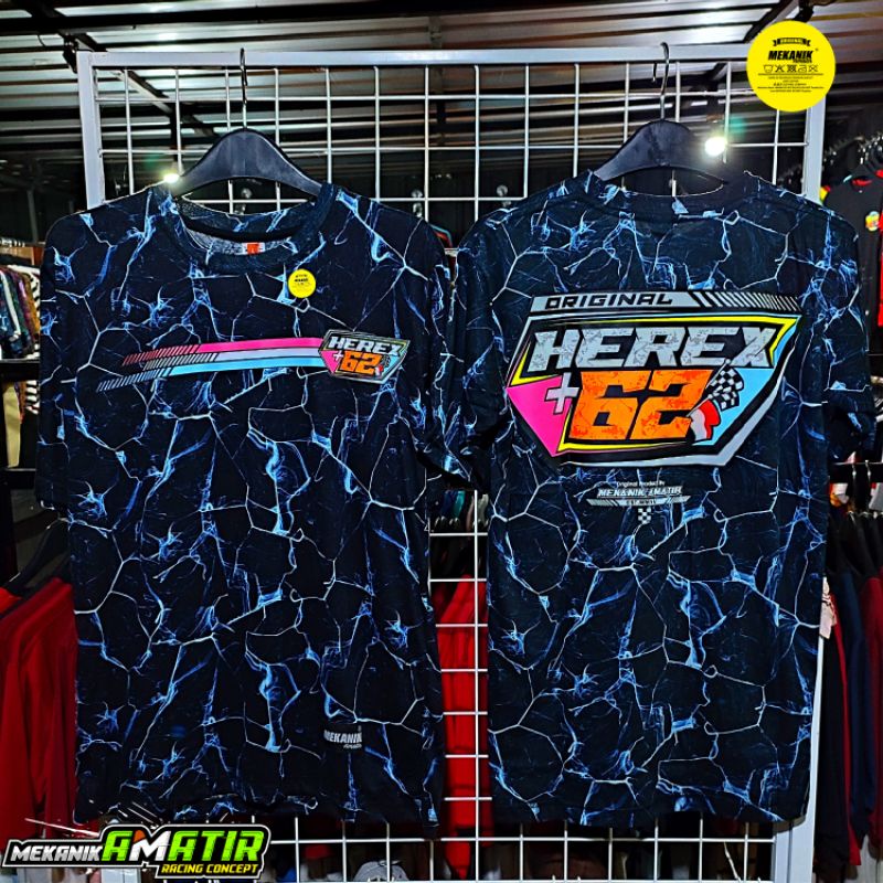 KAOS RACING ORIGINAL | KAOS RACING PRINTING HEREX +62 | KAOS RACING MEKANIK AMATIR | BAJU PRIA | KAO