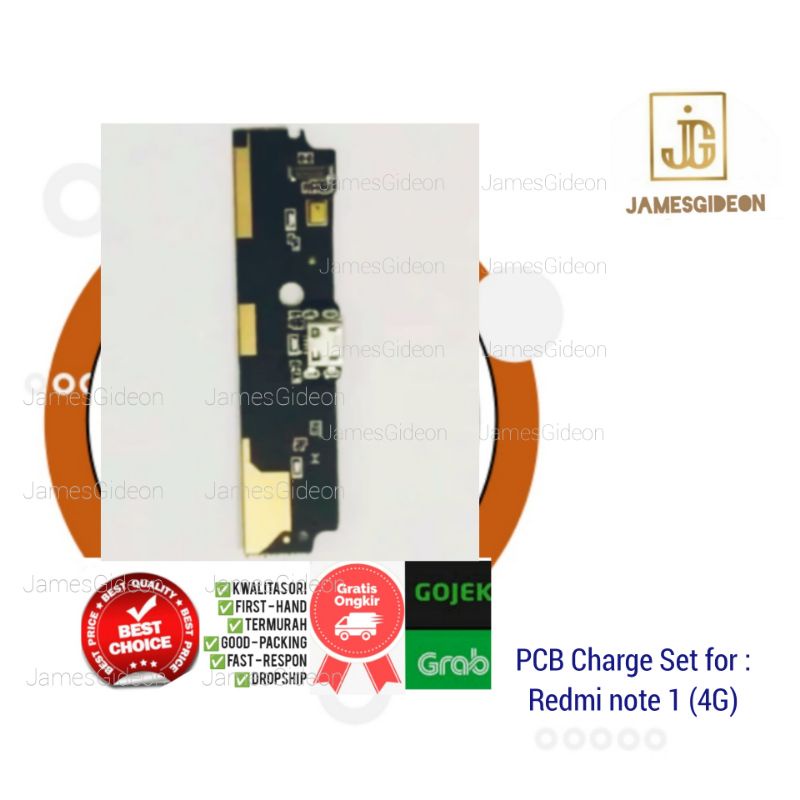 FLEXIBEL CON CAS REDMI NOTE 1 4G DUAL SIM / FLEKSIBEL CHARGER PCB Xiaomi Redmi Note 1