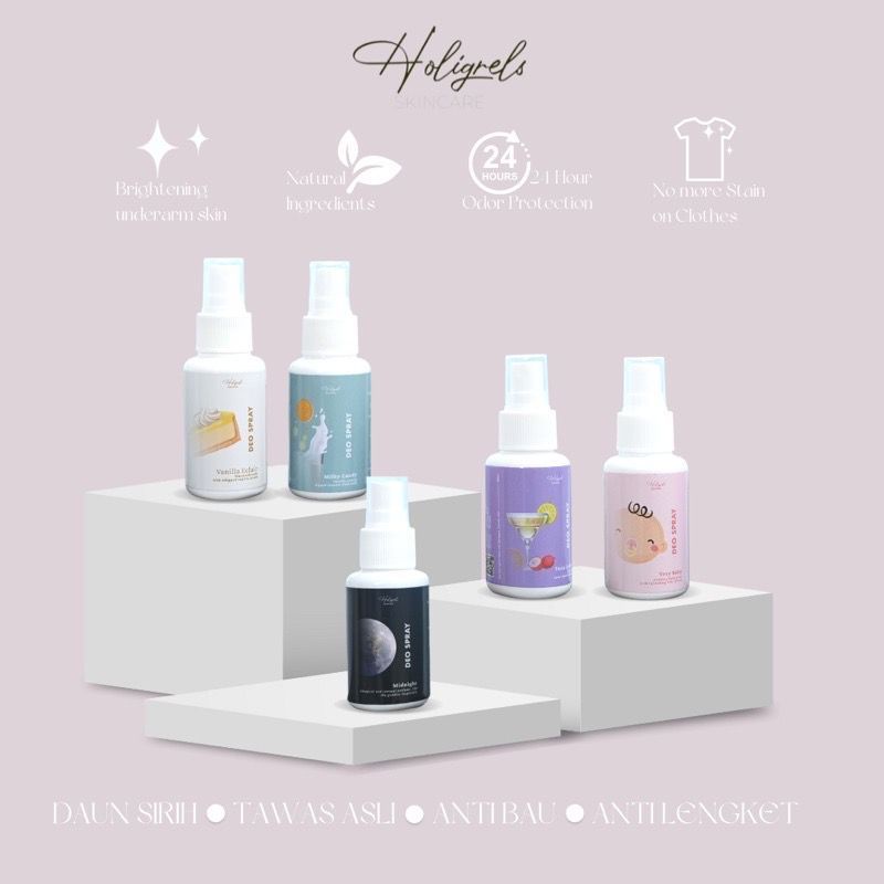 DEO SPRAY HOLiGRELS DEODORANT SPRAY HOLIGRELS