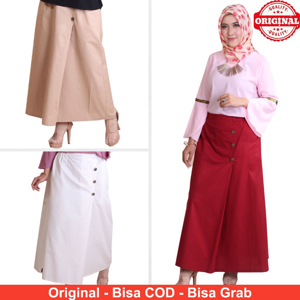 Rok Cantik Claudia - Rok Bahan Katun Cigaret - Rok Simpel Elegan