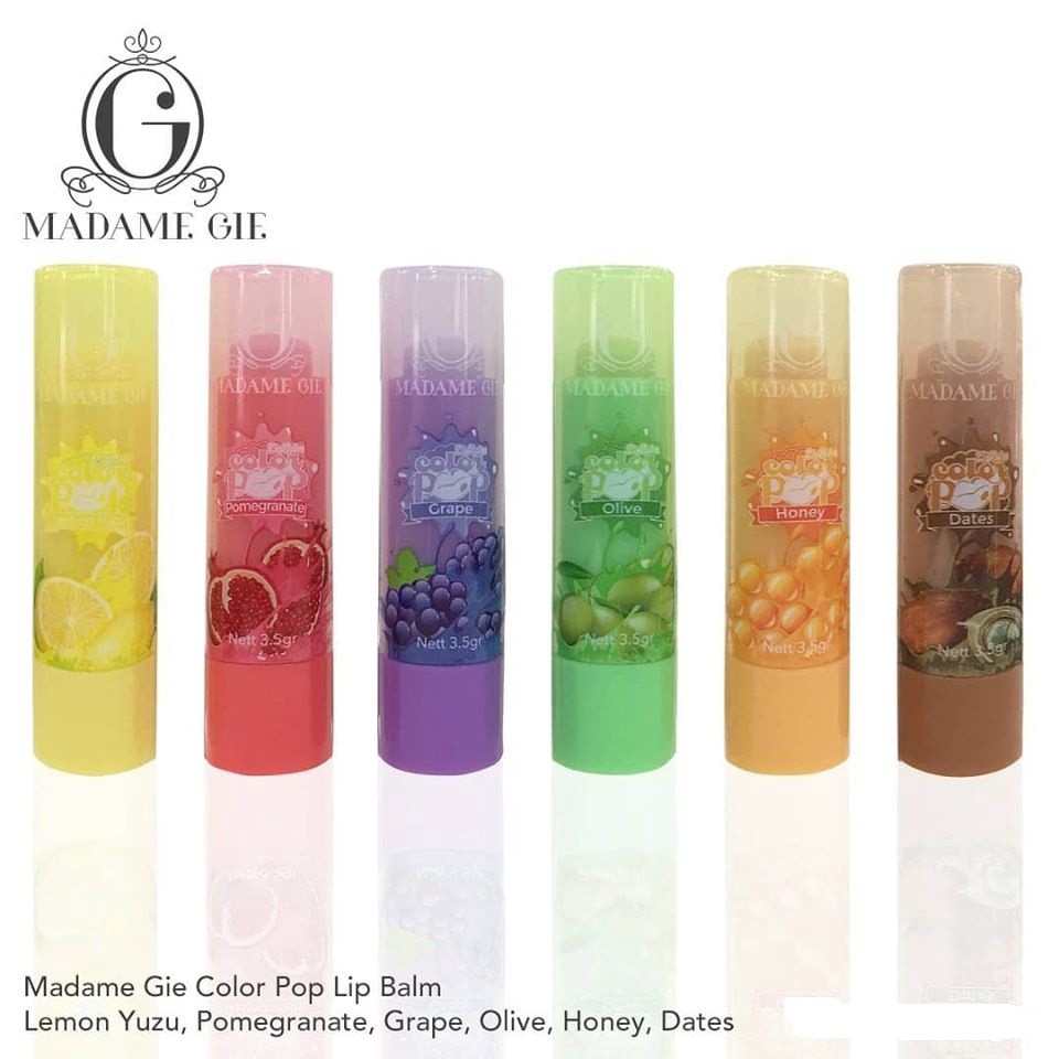 ★ BB ★ Madame Gie Color Pop Lip Balm Fruity New Edition