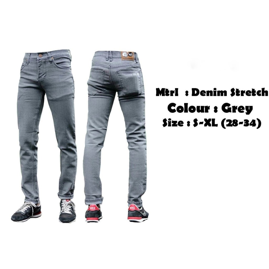 Celana Jeans Pria - Biru muda, Biowash, Bio Blitz