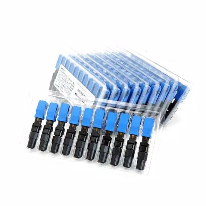 Fast Konektor SC UPC Fiber Optik / Fast Connector SC Fiber Optic 10Pcs