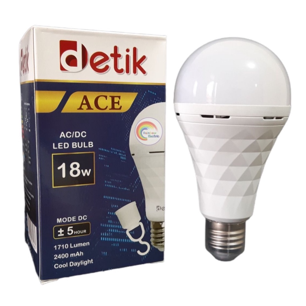 DETIK ACE Lampu LED Emergency AC/DC 18 Watt