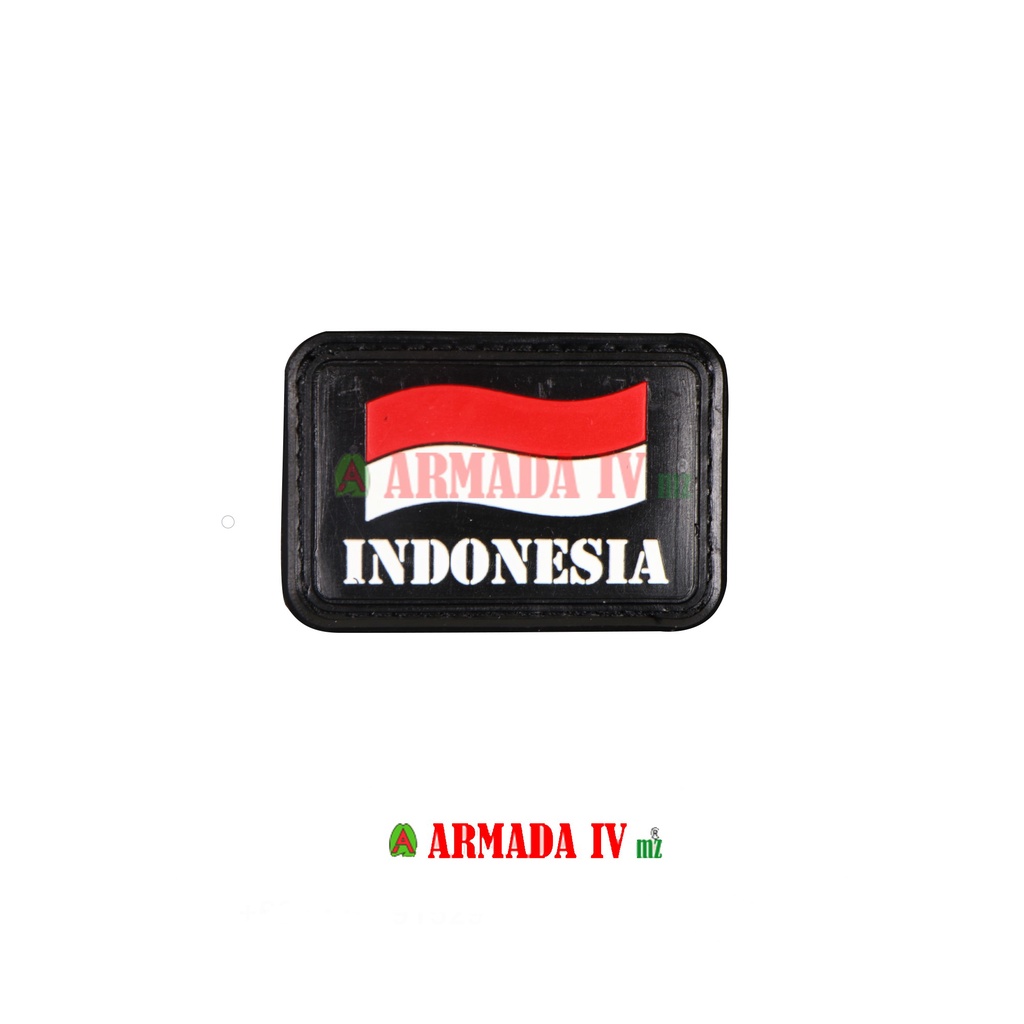 Patch Rubber Velcro Indonesia MP Gelombang