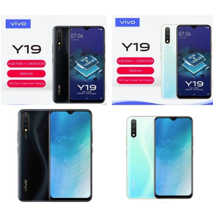 HANDPHONE SMARTPHONE VIVO Y19 RAM 6GB / 128GB SMART PHONE