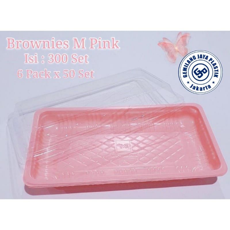 Mika brownies M / Kotak brownies/ Bento box @10 Set