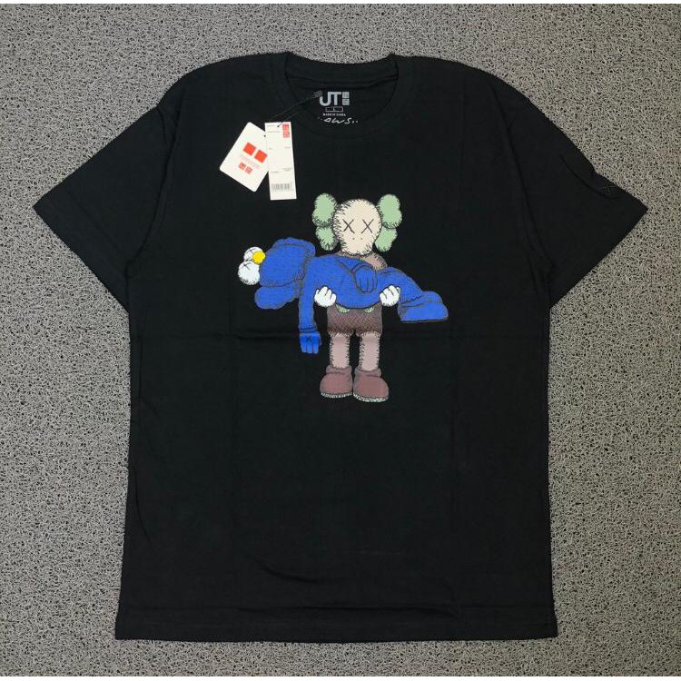 KAOS UNIQLO x KAWS ( SS19 X ) - 100% COTTON - TERLARIS - TERMURAH