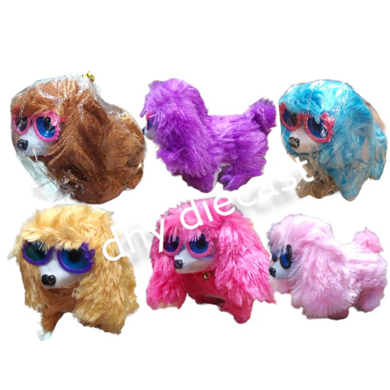 Mainan boneka anjing/mainan anjing gerak /mainan anjing kacamata jalan/mainan anak fyp