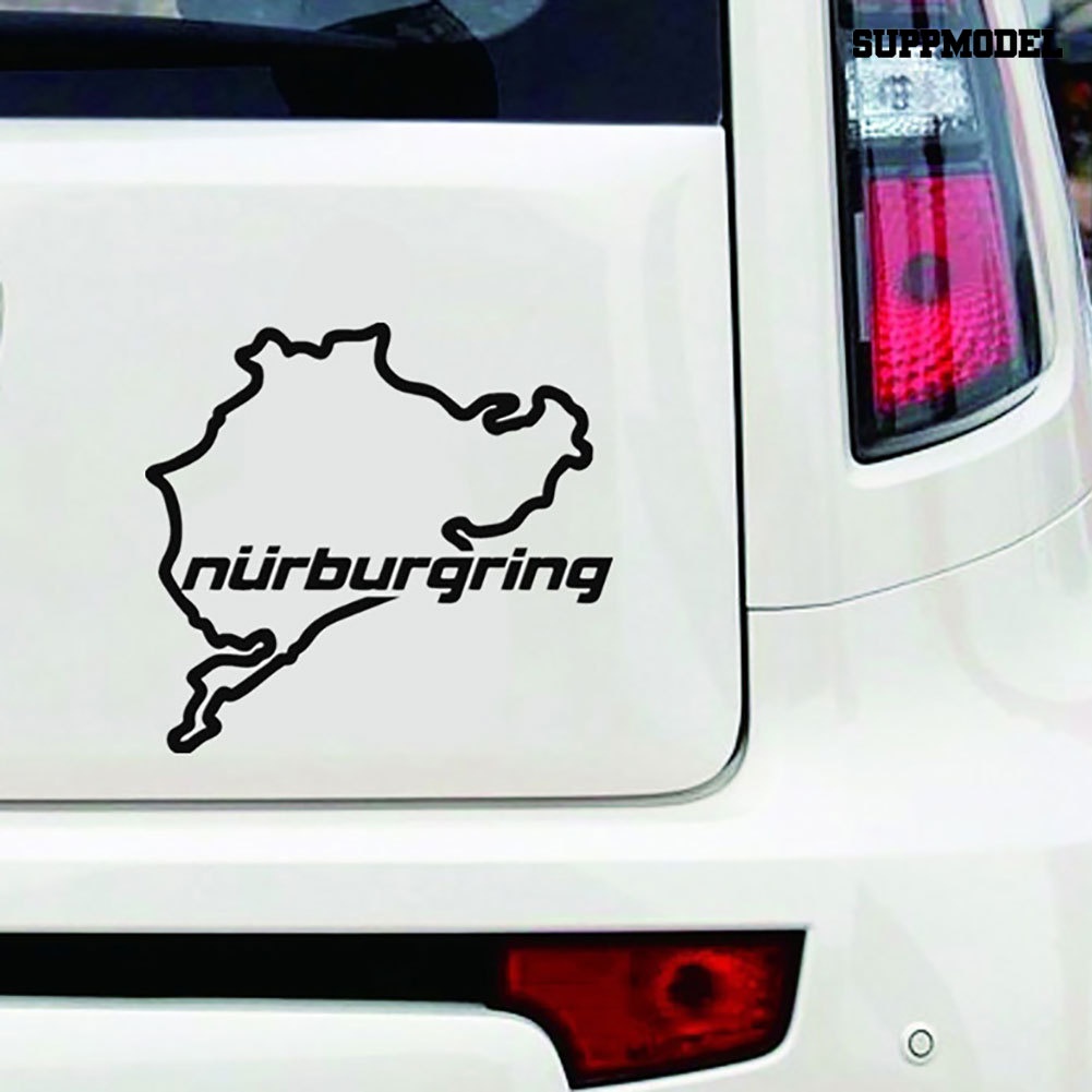 Stiker Reflektif Motif Nurburgring Untuk Dekorasi Mobiltruk