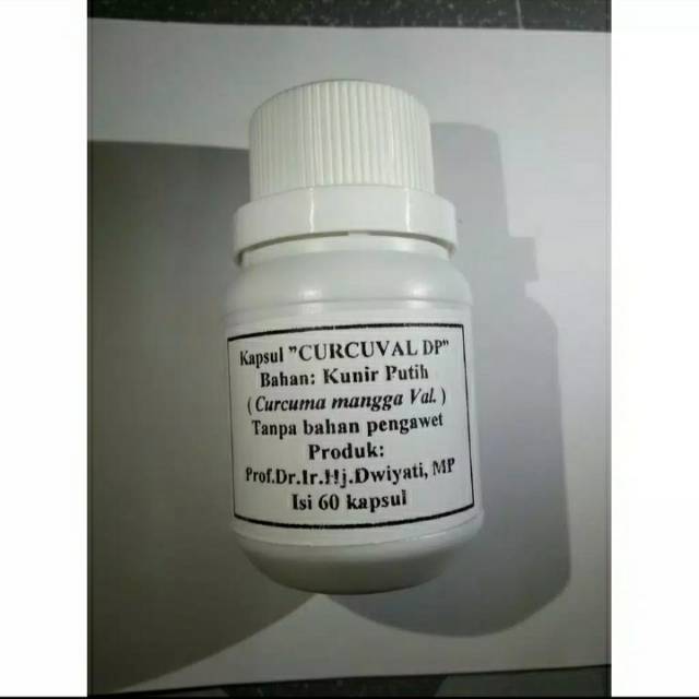 KUNIR PUTIH ISI 30, curcuval DP