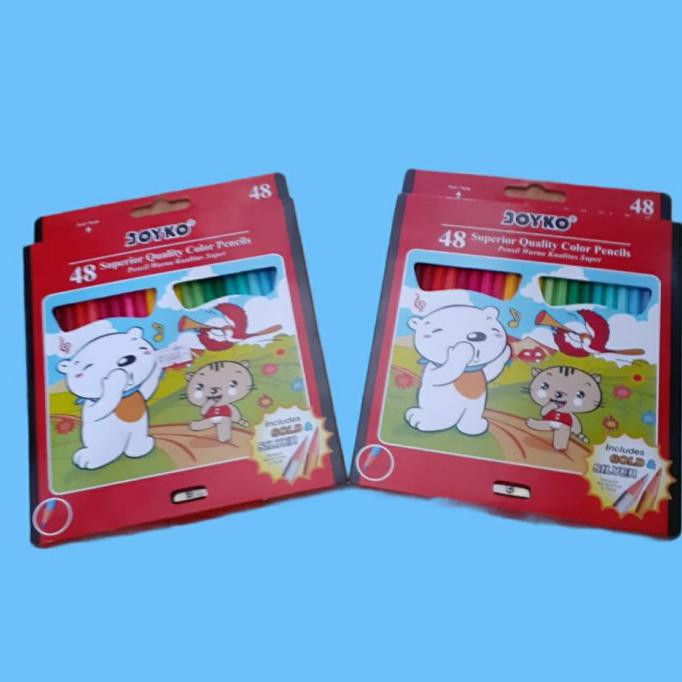 

(PERALATAN MENGGAMBAR) PENSIL 48 WARNA JOYKO TERBARU