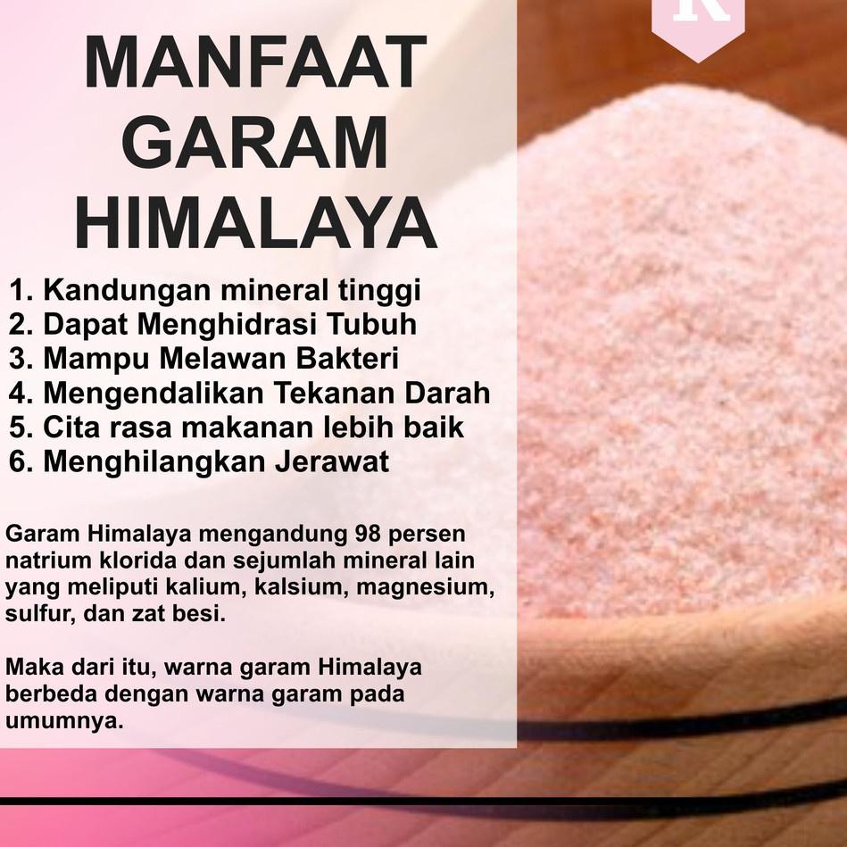 

민 Garam Himalaya 600gr / himalayan salt Berkualitas