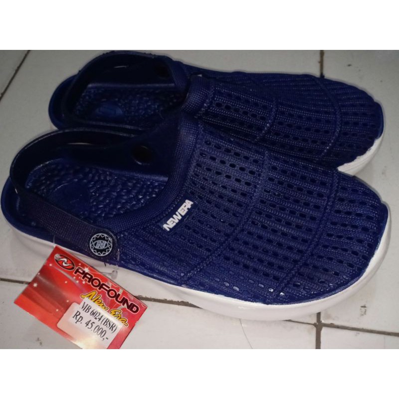 Sandal Slop Karet Pria NewEra/Sandal Bakpao