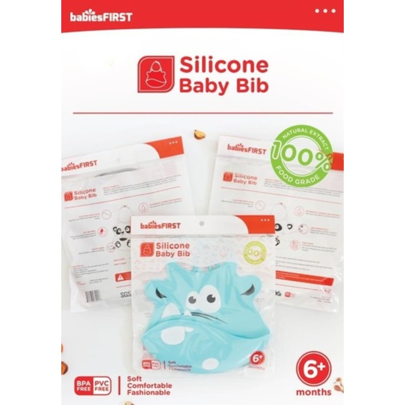 Babiesfirst Silicone Baby Bib 8 motif