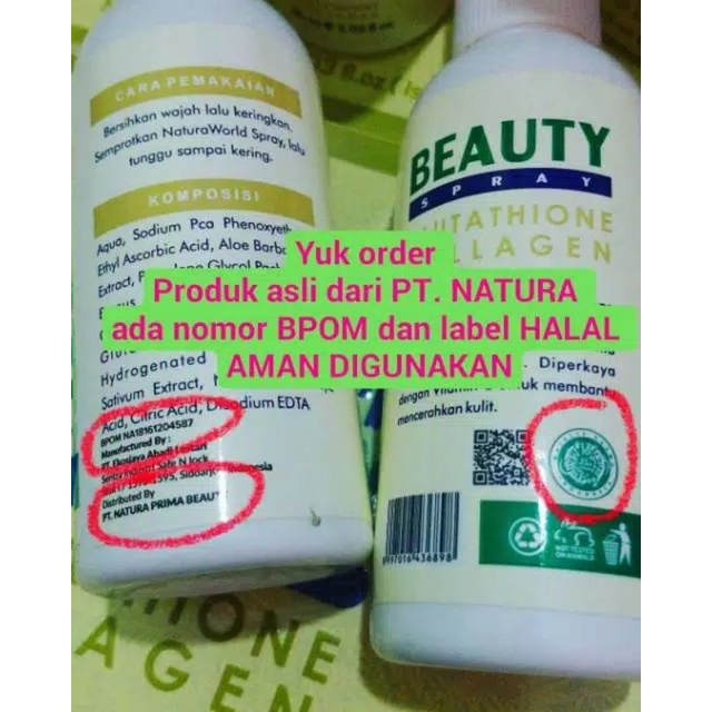 ORI 100% |NATURA BEUTY SPRAY BEAUTY SPRAY NATURA