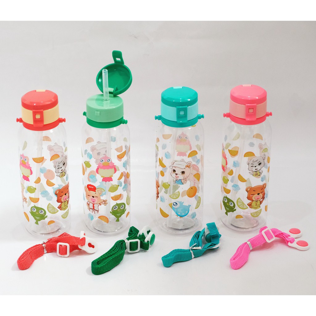 Botol Minum / Tempat Minum Anak Lucu 480ml 2175-1 BPA FREE