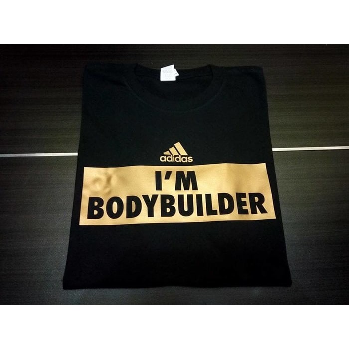 Kaos Tshirt Baju Combed 30S Distro Im Bodybuilder  Gym Fitness