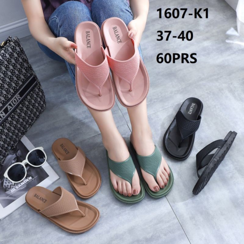 Balance Sandal Jepit Wanita Jelly Karet Import Sendal Perempuan BLC -1607 CLARIE