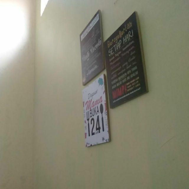 Hiasan Dinding Poster Kayu Al-188