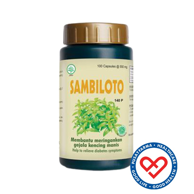 Borobudur Herbal Sambiloto 100 Kapsul Antivirus Obat Diabetes & Radang