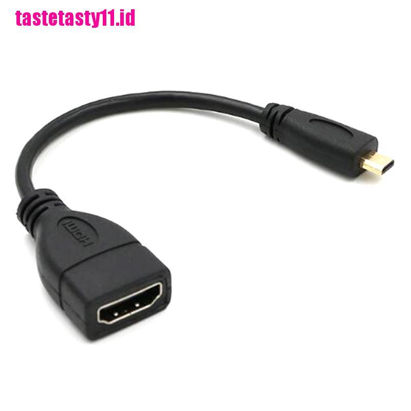 Kabel adapter Konektor Micro hdmi male Ke hdmi female Untuk hdtv