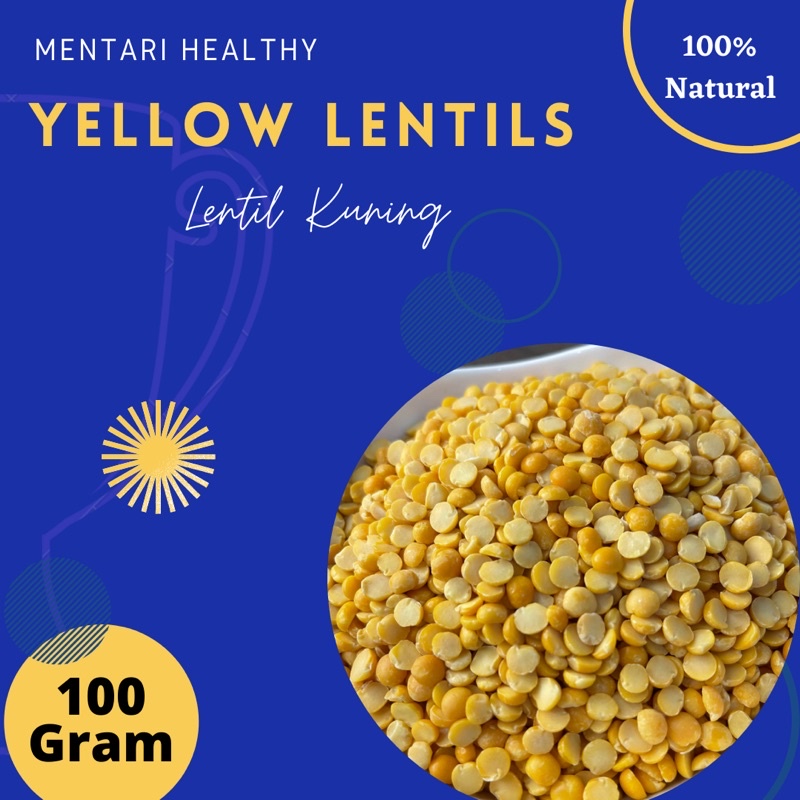 Yellow Split Peas 100gr / Kacang Polong Kuning Belah 100gr