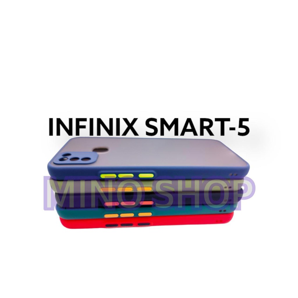 SOFTCASE INFINIX SMART 5 - HARDCASE DOVE MYCHOICE + PELINDUNG KAMERA - AERO CASE