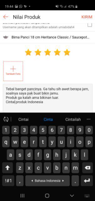 Bima Panci 18 Cm Heritance Classic / Saucepot Stainless