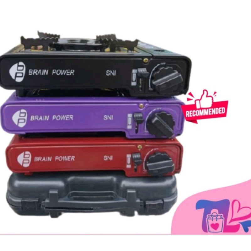 kompor gas BRAIN POWER  portable 2 fungsi