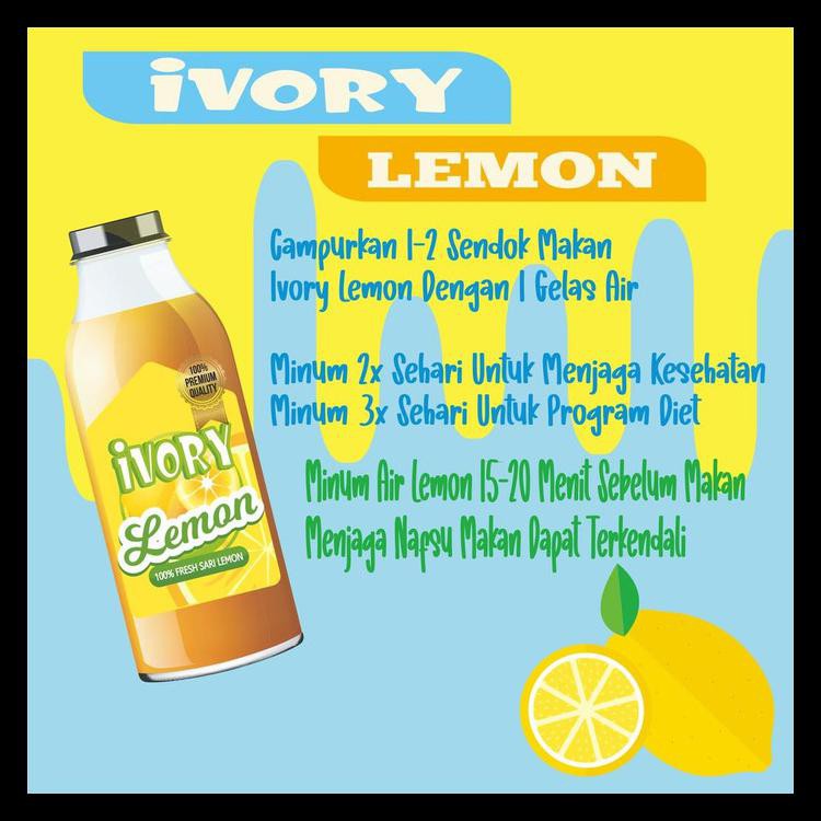 

Pasti Murah Promo Ivory Sari Lemon Murni 100% Sarlem Pure Air Perasan Jeruk Lemon