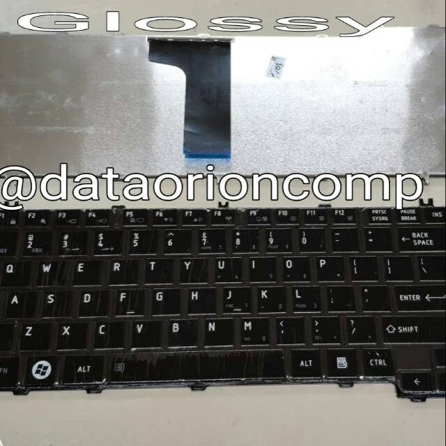 Keyboard glossy Laptop  Toshiba C600 C640 C645 L630 L635 L645 L735 L745 GLOSSY