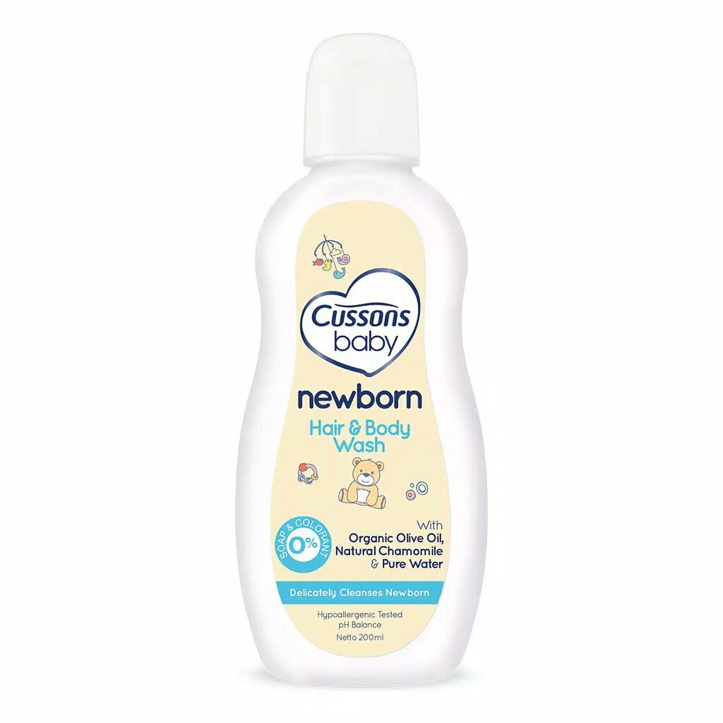 Cussons Newborn Hair And Body Wash 200ml