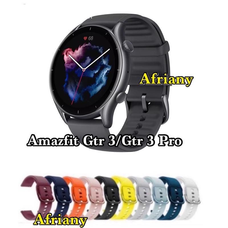 Strap Amazfit GTR 3 GTR 3 PRO 2021 Tali Jam Rubber Color Buckle Model Active