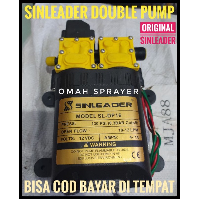 DINAMO DOUBLE POMPA SPRAYER SINLEADER EARTH 300 PSI