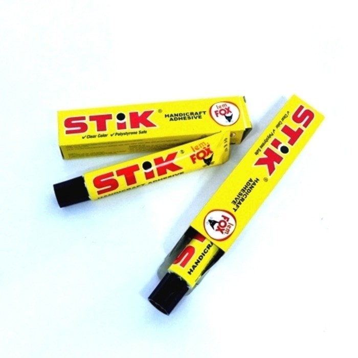 

LEM FOX STIK HANDICRAFT ADHESIVE (isi 20ml)