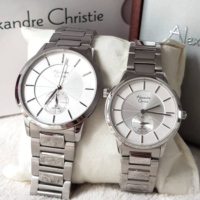 Jam Tangan Couple Alexandre Christie 8546 MS & 8546 LS  / 8546