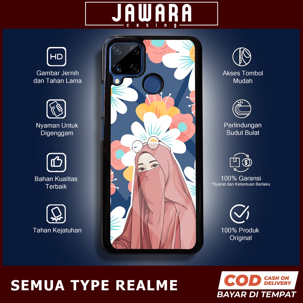 Case Realme C15 Casing Hp Realme C15 Premium Glossy Jawara Casing [HJB1] Kesing Hp Aesthetic Casing 