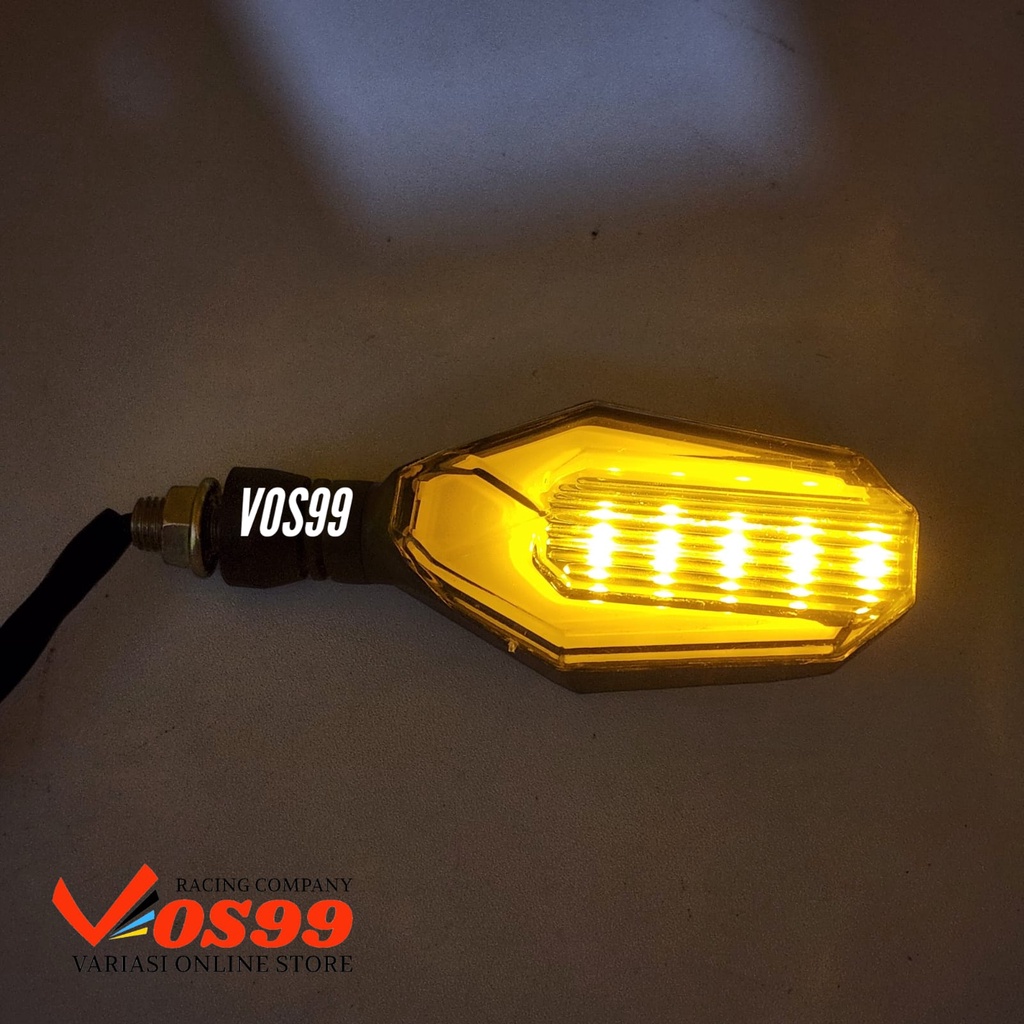 LAMPU SEN MOTOR RUNNING 2 MODE SENJA &amp; SEN UNIVERSAL VIXION CB150 MEGAPRO VERSA MX KING DLL