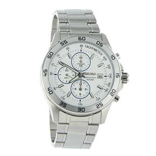 Seiko Quartz SNDA71P1 Chronograph White Dial | Jam Tangan Pria SNDA71