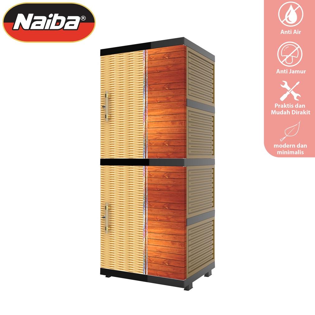 NAIBA - LEMARI NACASE SUSUN 4 - LEMARI PLASTIK TERLARISS...,,,,,