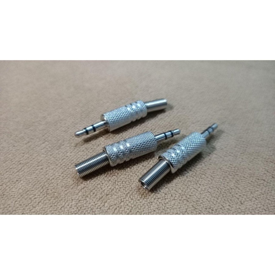 Jual Jack Mini Stereo Besi Jack Audio Mini 3.5 mm 3.5mm Buntut Shopee