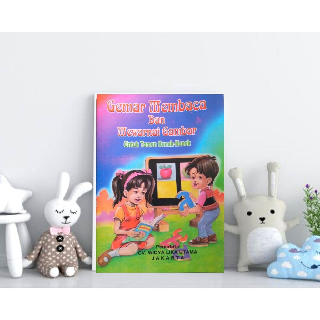 Buku Mewarnai Anak TK / Buku Mewarnai / Buku Belajar Membaca Anak TK