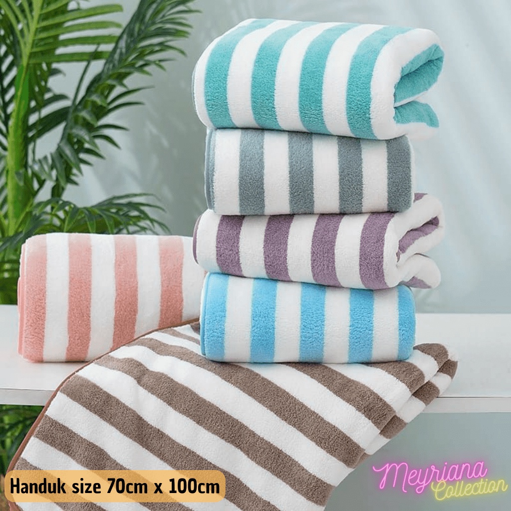 Handuk Bayi Baru Lahir Lembut Super Soft Tebal Dan Halus Ukuran 50 x 100Cm Unisex Meyriana Collection