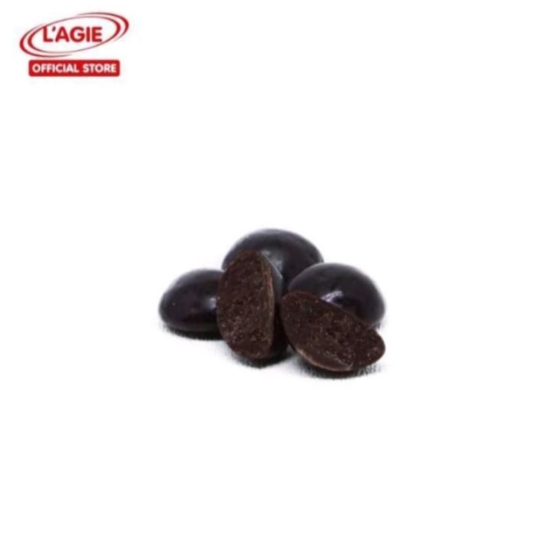 Choco Chips LAGIE 1/2 Bulat / Cokelat Compound Hitam Setengah Bulat 100gr 250gr