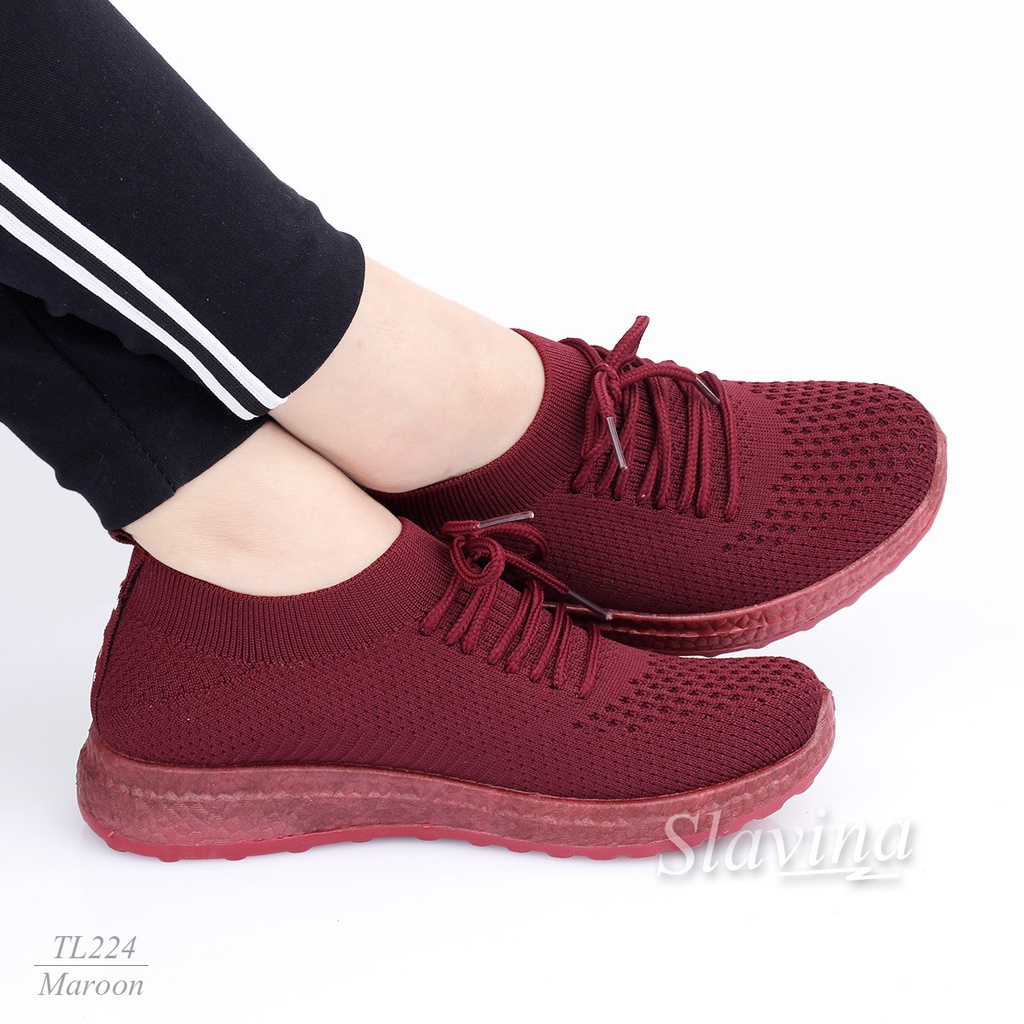 [JUALSEMUA18]Series #TL224 Slavina Sovellia FlyKnit With Ultra Boost Colorway Outsole &amp; Sponge Insole